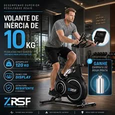 Bicicleta Ergometrica Bicicleta de Exercício Volante 10 kg Ganhe Garrafa Grátis