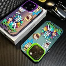 Capinha Capa de telefone Resistente A Choques de Rick e Morty Para iPhone 11 12 13 15 14 16 Pro Max Xr Xs Max Case