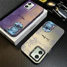 Capinha Capa Nome personalizado de Lilo e Stitch Para Motorola Moto G84 G60 G54 G52 G34 G30 G24 G22 G20 G10 G14 E20