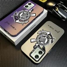 Capinha Capa Com personalizado Nome Corinthians Para Motorola Moto G84 G60 G54 G52 G34 G30 G24 G22 G20 G10 G14 E22 E40