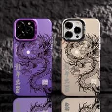 Capinha Redmi 14C 9A 10C 12 12C 13 13C 14 POCO X3 X5 X6 Pro Capa de telefone de Dragão Chinês