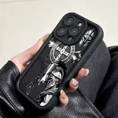 Capinha Capa Medalha São Bento Anti-impacto Silicone Para Xiaomi POCO X6 X5 X4 Pro X3 Redmi 13 13C 12 12C 14C 10C Case