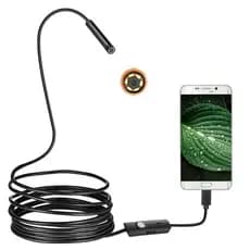 Novo Endoscópio para Celular com Câmera HD Tipo-C de 5,5mm/7mm para Inspeção de Tubulações e Inspeção Industrial