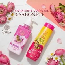 KIT ÍNTIMO 2 ITENS:  Sabonete Intimo Feminino + Gel Hidratante Corporal e Virilha Babasoul Chiclete