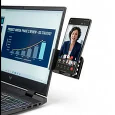 Suporte Lateral de Celular para Monitor e Notebook - Ajustável Home Office