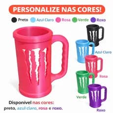 Porta Lata Monster 473ml 3D + Brinde | Últimas Unidades | Colecionável