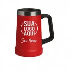 Caneca Chopp Térmica Cerveja Personalizada 710ml Nome - Logo - Empresa - Confraternização - Festa