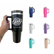 Copo Térmico Cerveja C/ Canudo Personalizado 1200ml