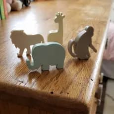 Puxadores Infantil para móveis– Animais Safari Decorativos para Gavetas e Armários