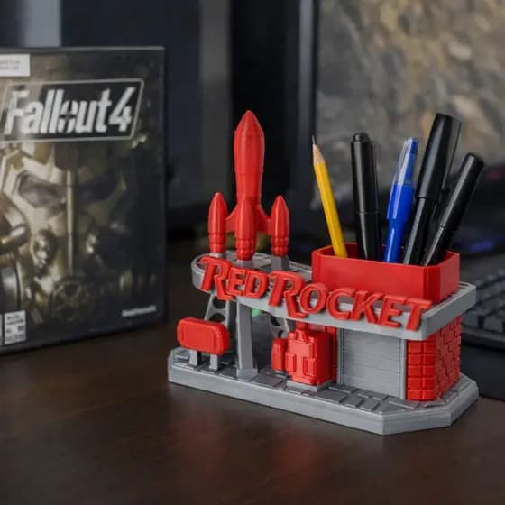 Porta Lápis / Porta Caneta / Porta Treco - Fallout organizador decoração (BRINDE)