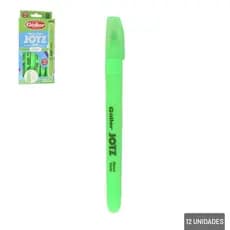 Caneta Marca Texto 12 Peças Goller Jotz Stik Verde