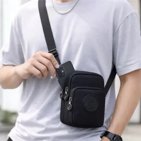Shoulder Bag MIni Bolsa Transversal De Ombro Com Alça Casual Impermeável