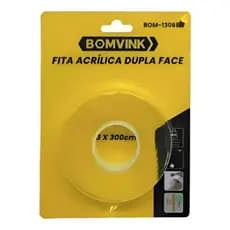 FITA DUPLA FACE TRANSPARENTE BOMDER BOM1306