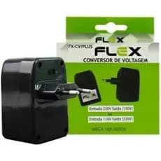 Conversor de Voltagem 50W Bivolt 110V para 220V e 220V para 110V Flex FX-CV/Plus