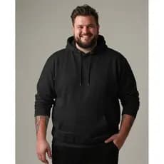 Blusa Moletom até o G8 Plus Size sem ziper masculino feminino +capuz + bolso