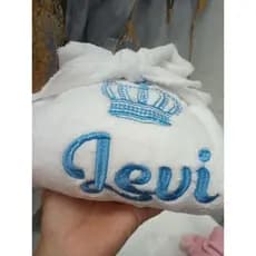 roupão personalizado com nome de seu bebê lindo