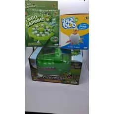 Kit 1|2|3 Brinquedos Divertidos Infantil Jogo Pula Pintinho Educativo Família Quebra Gelo Crocodilo Morde Dedo