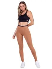 Conjunto Esportivo Feminino com Legging Cintura Alta e Top Nadador Ideal para Academia e Musculação