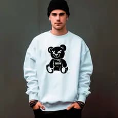Moletom Masculino Estiloso Moletom Com Estampa Casaco Masculino Inverno