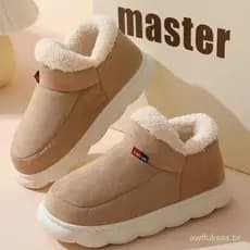 Calçados Casuais de Inverno para Mulheres e Homens 2025, Sapatos Quentes de Algodão para Uso Interno e Externo, Forrados