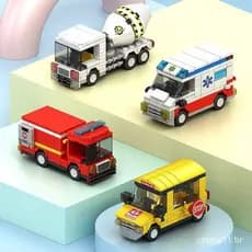 Compatível com blocos de construção de pequenas partículas da série Lego City Engineering, brinquedos educativos para cr
