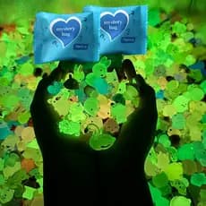 20/30 peças de Mini Sacos Surpresa Aleatórios com Modelos de Animais, Decoração para Aquário, Presente Surpresa para Jar