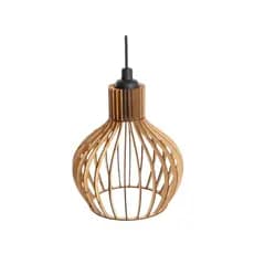 Luminária De Teto Simples Coquinho Mdf (cru)