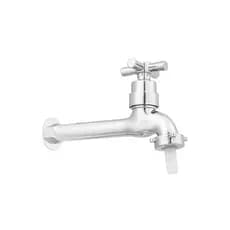 Torneira Abs Cromada Para Tanque Máquina De Lavar Jardim Longa 1/2