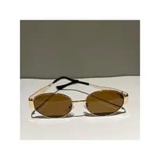 Óculos De Sol Feminino Metal Oval hipe Vintage verão proteção uv400 polarizado