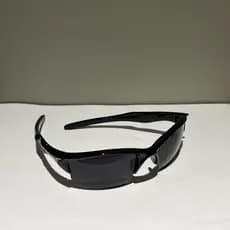 óculos de sol esportivo preto uv400 moda verão masculina 2025 tendencia estilo flak2.0