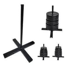 Suporte Anilhas Halteres Musculação Academia Supino Fixo