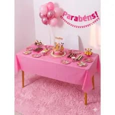 Toalha Plástica Festa Infantil Descartável 1,37 X 1,83cm