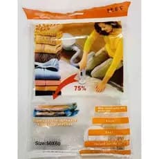 Saco À Vácuo Organizador Roupa Viagem 50 X 60
