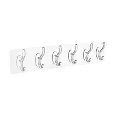 Kit 6 Ganchos Adesivos Para Porta Parede Não Precisa Furar