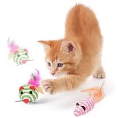 Ratinho Pet Gatos Anti Stress Interativo Brinquedo