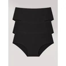 Kit com 3 Calcinha Caleçon Sem Costura Segunda Pele