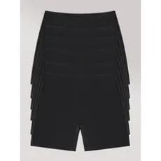 Kit com 6 Calcinhas Shorts Sem Costura Segunda Pele