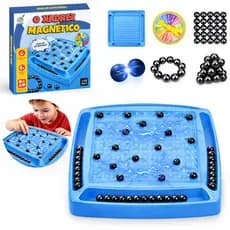 Jogo De Xadrez Tabuleiro Magnético Lógica Estratégia Esferas Com Imã Brinquedo De Familia