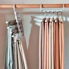 Cabide Organizador Calças Inox Roupa Guarda Roupa Camisa Social Divisória Suporte Gancho Blusa