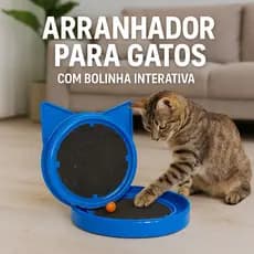Arranhador Gatos Bolinha Pet Brinquedo Mordedor Cachorro Interativa Antistress Cachorro