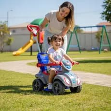 Quadriciclo Infantil Baby Aranha Veiculo Empurrador Passeio Seguro Diversao Crianca