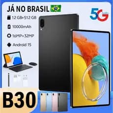 Tablet 11" BML B30  Com Teclado | 5G Wifi Dual SIM + |12GB RAM + 512GB ROM +Câmera 32MP Com Envio Imediato