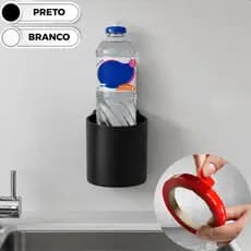 Base Encaixe Porta Frasco Detergente 500ml Organização Pia Cozinha Área Gourmet Fita Dupla Face 3M