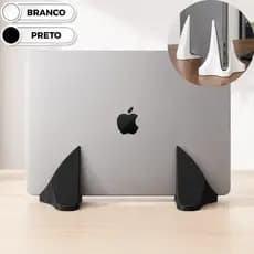 Suporte Anti-Derrapante Organizador Mesa Porta Notebook Encaixe na Vertical Base Firme Estável