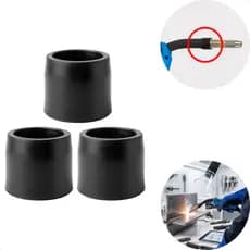 Kit Consumíveis 3 Isolador Anel Plástico Difusor Calor Compatível Tocha Sem Gás MIG 15AK 15KD MB15