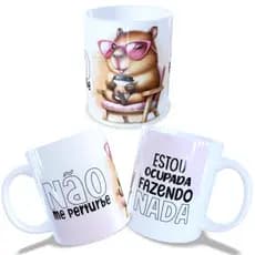 CANECA PERSONALIZADA CAPIVARA XÍCARA DE CAPIVARA CANECA PERSONALIZADA CANECA DE CAPIVARA XÍCARA