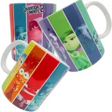 Caneca Filme Divertida Mente Caneca Divertidamente Xicara Divertidamente 325ml Porcelana OU Plástico