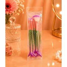 🧜‍♀️ Kit de Pincéis Sereia para Maquiagem – 5 Peças 🧜‍♀️