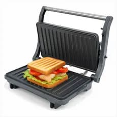 Grill E Sanduicheira Gourmet Elétrico Inox Superficie Antiaderente 1000w Alça Isotermica