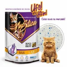 Areia Sanitária Sílica Gel para Gatos 1,2kg | Alta Absorção, Controle de Odores Pet